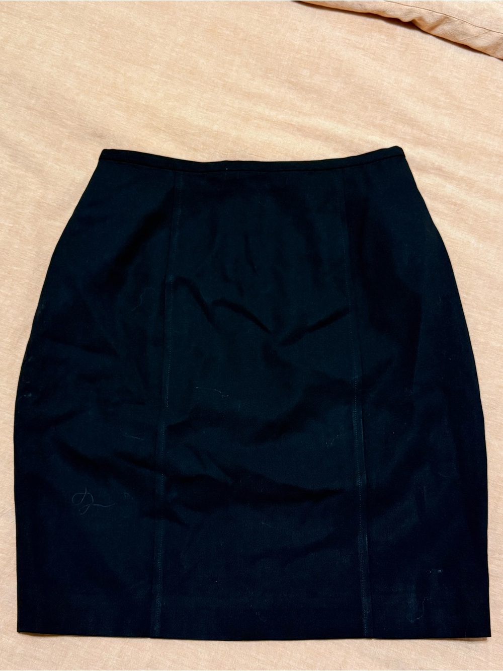 Ann Taylor Black Tailored Pencil Skirt